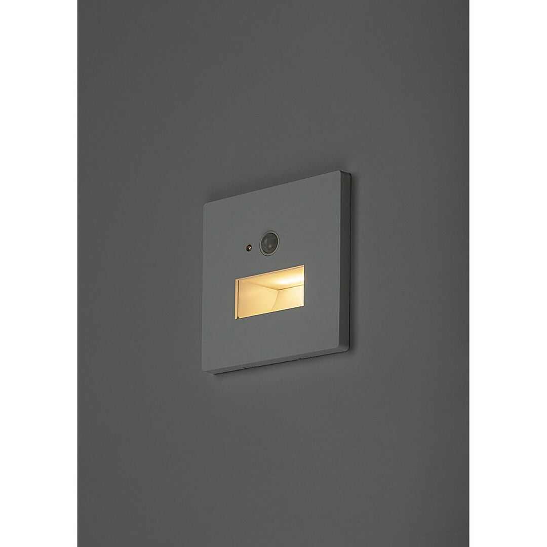 LED svítidlo Lunca 1 W, IP20, bílé, 3000, 4500, 6500 K, snímač pohybu, snímač osvětlení, 77198, 2 kusy
