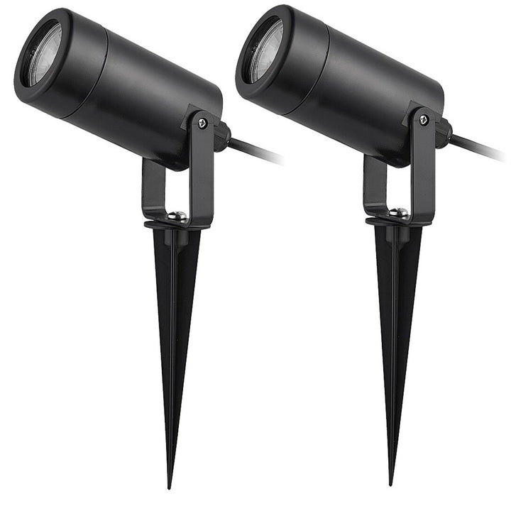 Zemní svítidlo Rabalux Krobia, IP65, černá barva, závit GU10, max. 4 W, 7814, 2 ks