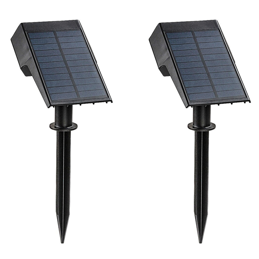 Solární lampa Rabalux Nantes, 50 lm, IP65, černá, LED 0,5 W, 77088, 2 kusy