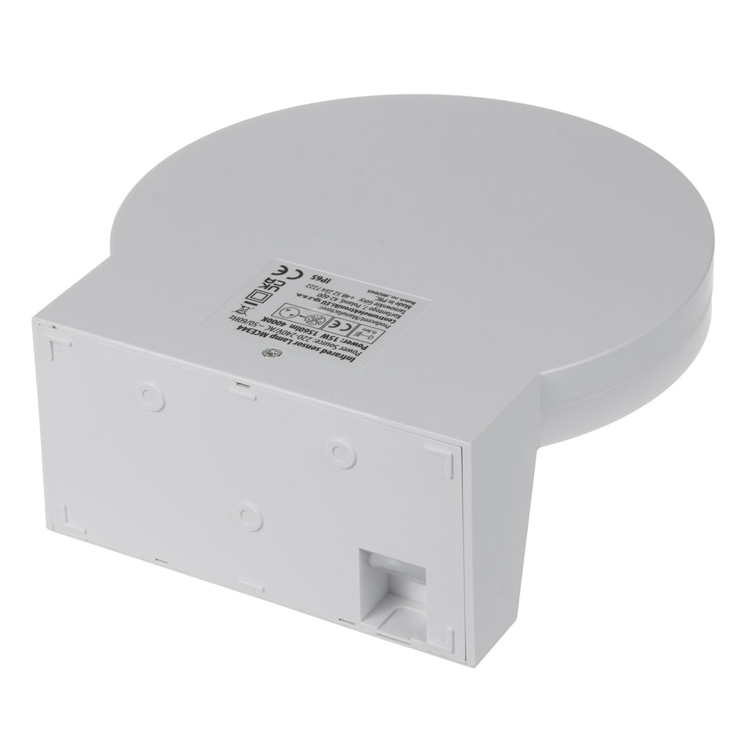 LED svítidlo s pohybovým senzorem Maclean, PIR senzor, bílá barva, 15 W, IP65, 1560 lm, neutrální bílá barva (4000 K) MCE344 W, 2 kusy