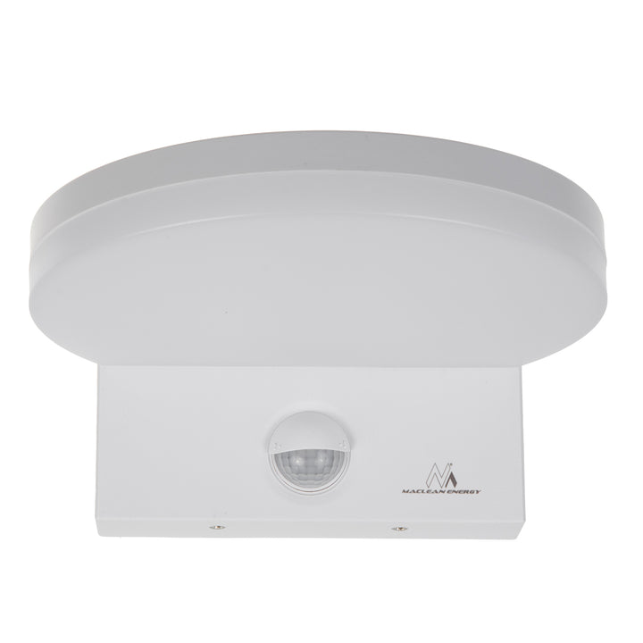 LED svítidlo s pohybovým senzorem Maclean, PIR senzor, bílá barva, 15 W, IP65, 1560 lm, neutrální bílá barva (4000 K) MCE344 W, 2 kusy
