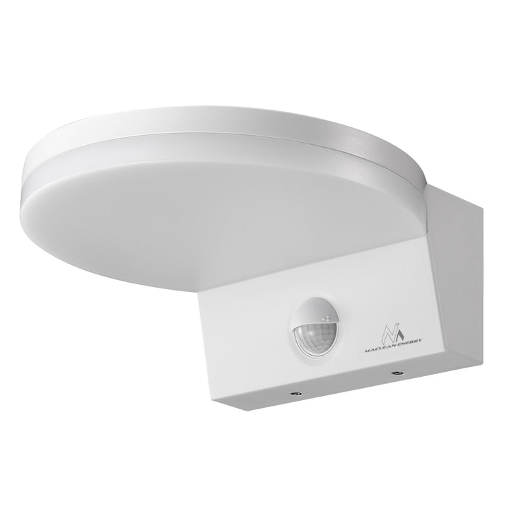 LED svítidlo s pohybovým senzorem Maclean, PIR senzor, bílá barva, 15 W, IP65, 1560 lm, neutrální bílá barva (4000 K) MCE344 W, 2 kusy