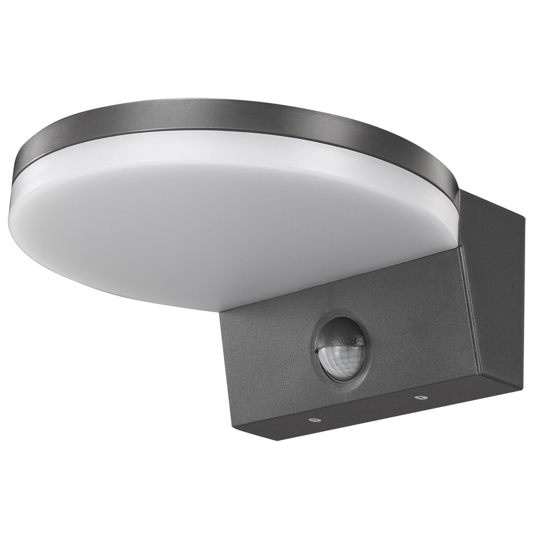 LED lampa s pohybovým senzorem Maclean, PIR senzor, šedá barva, 15 W, IP65, 1560 lm, neutrální bílá barva (4000 K) MCE344 GR, 2 kusy