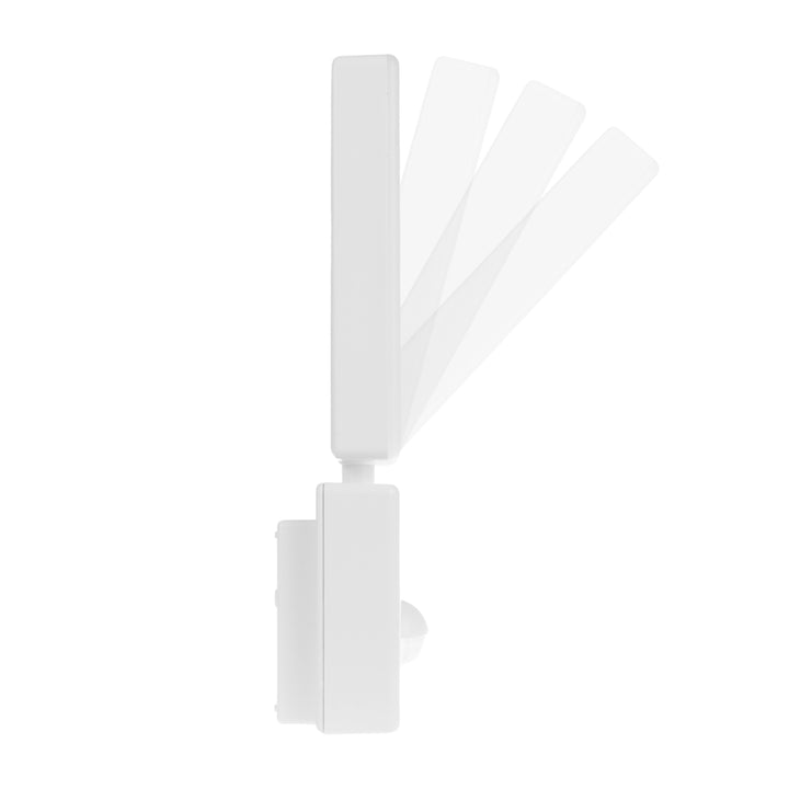 LED svítidlo s pohybovým senzorem Maclean, PIR senzor, bílá barva, 10 W, IP65, 800 lm, neutrální bílá barva (4000 K) MCE516 W, 2 ks