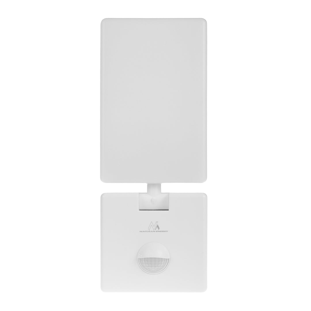 LED svítidlo s pohybovým senzorem Maclean, PIR senzor, bílá barva, 10 W, IP65, 800 lm, neutrální bílá barva (4000 K) MCE516 W, 2 ks