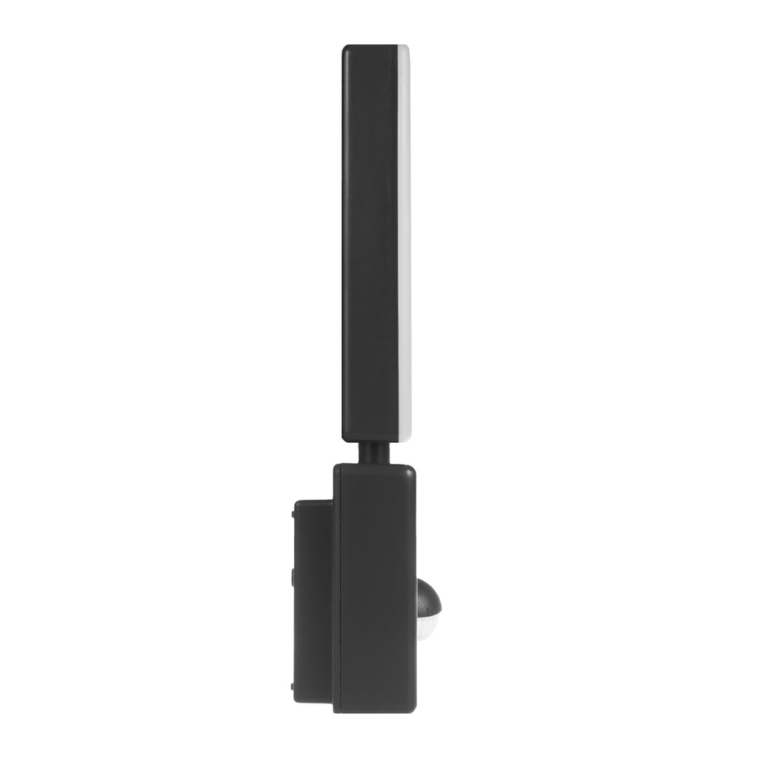 LED lampa s pohybovým senzorem Maclean, PIR senzor, černá barva, 10 W, IP65, 800 lm, neutrální bílá barva (4000 K) MCE516 B, 2 kusy