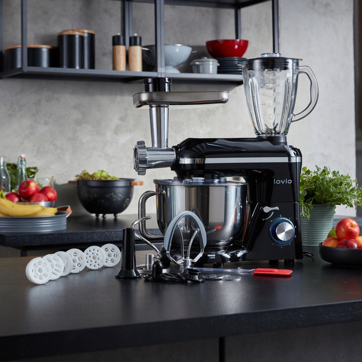 Planetární mixér Lovio ChefAssistant Plus, černý, LVSTM02PBK
