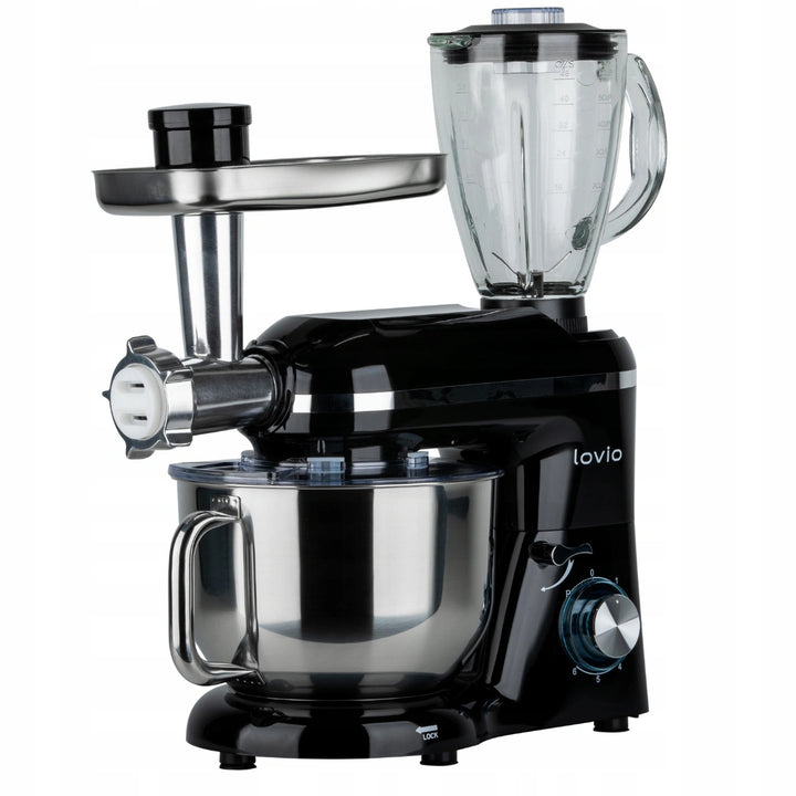 Planetární mixér Lovio ChefAssistant Plus, černý, LVSTM02PBK