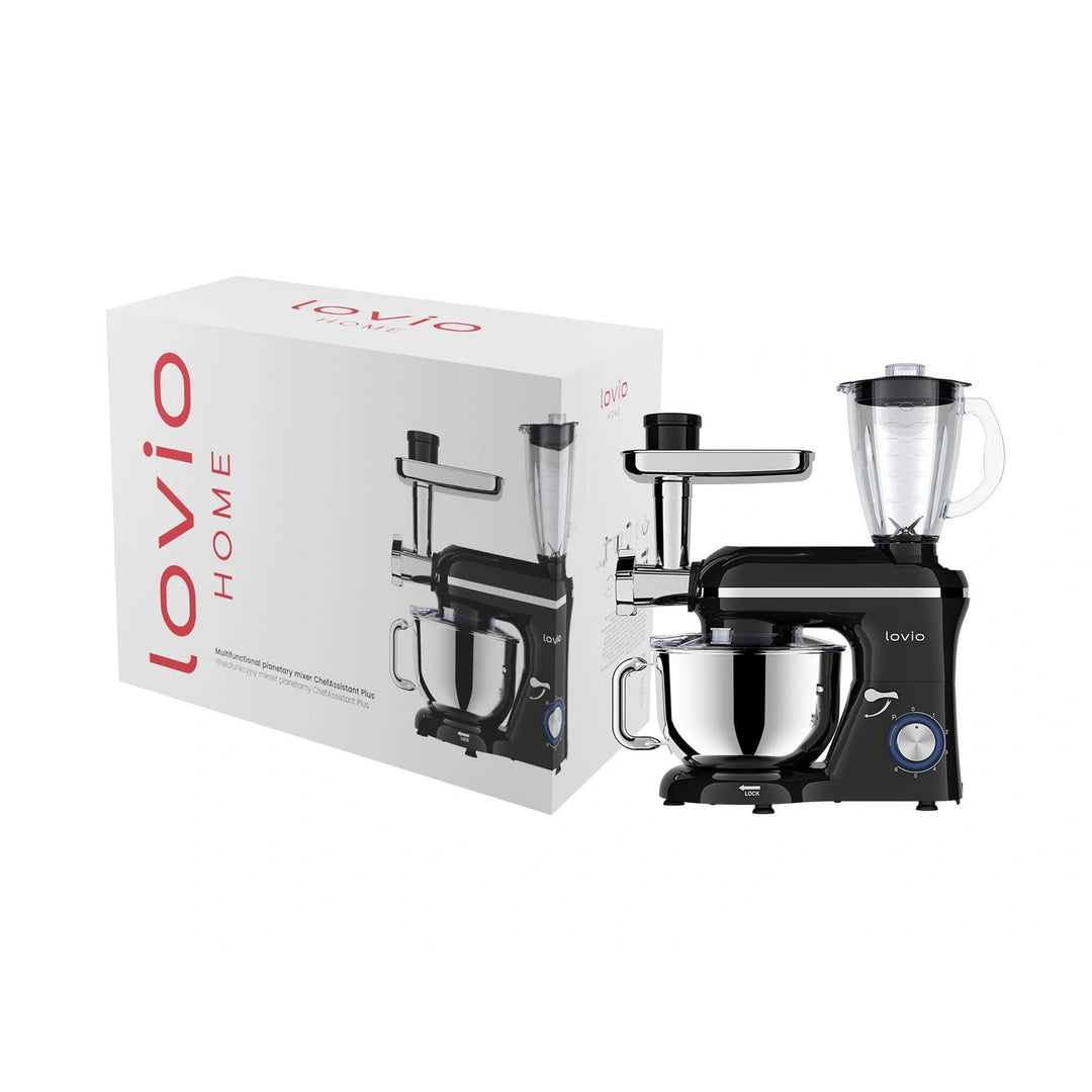 Planetární mixér Lovio ChefAssistant Plus, černý, LVSTM02PBK