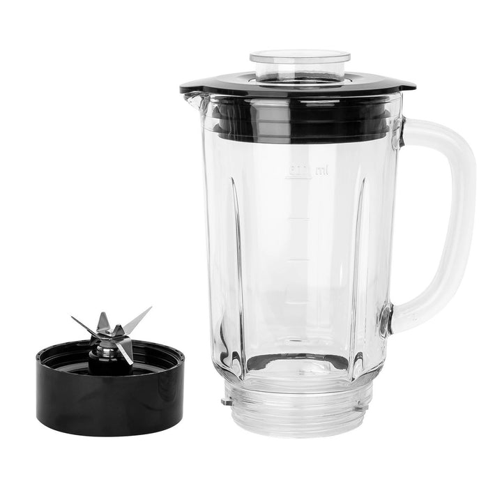 Stávočkový mixér LOVIO LVJBL001, výkon 500 W, skleněná nádoba 600 ml, 3 láhve