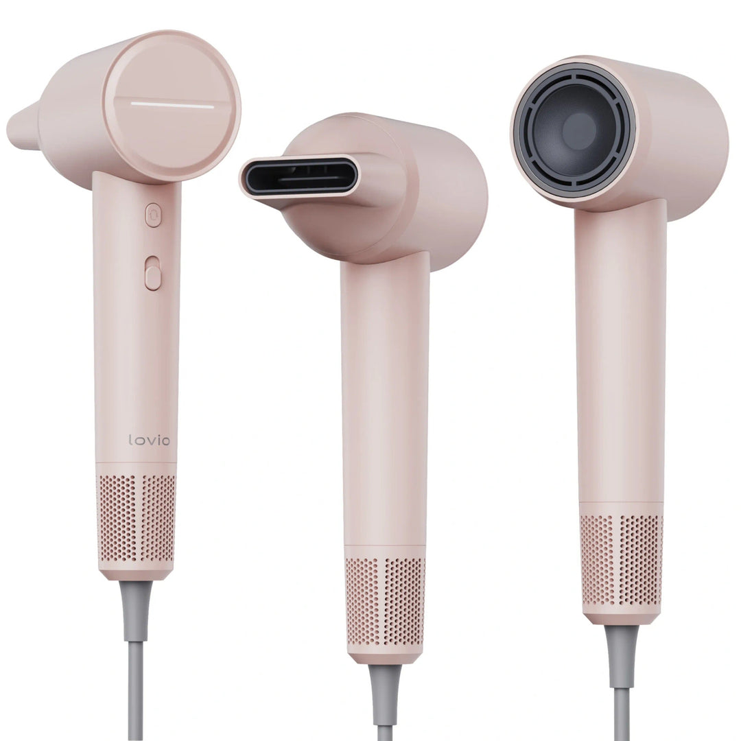 Profesionální vysoušeč vlasů Lovio Air Flow, růžový, LVHD001PK