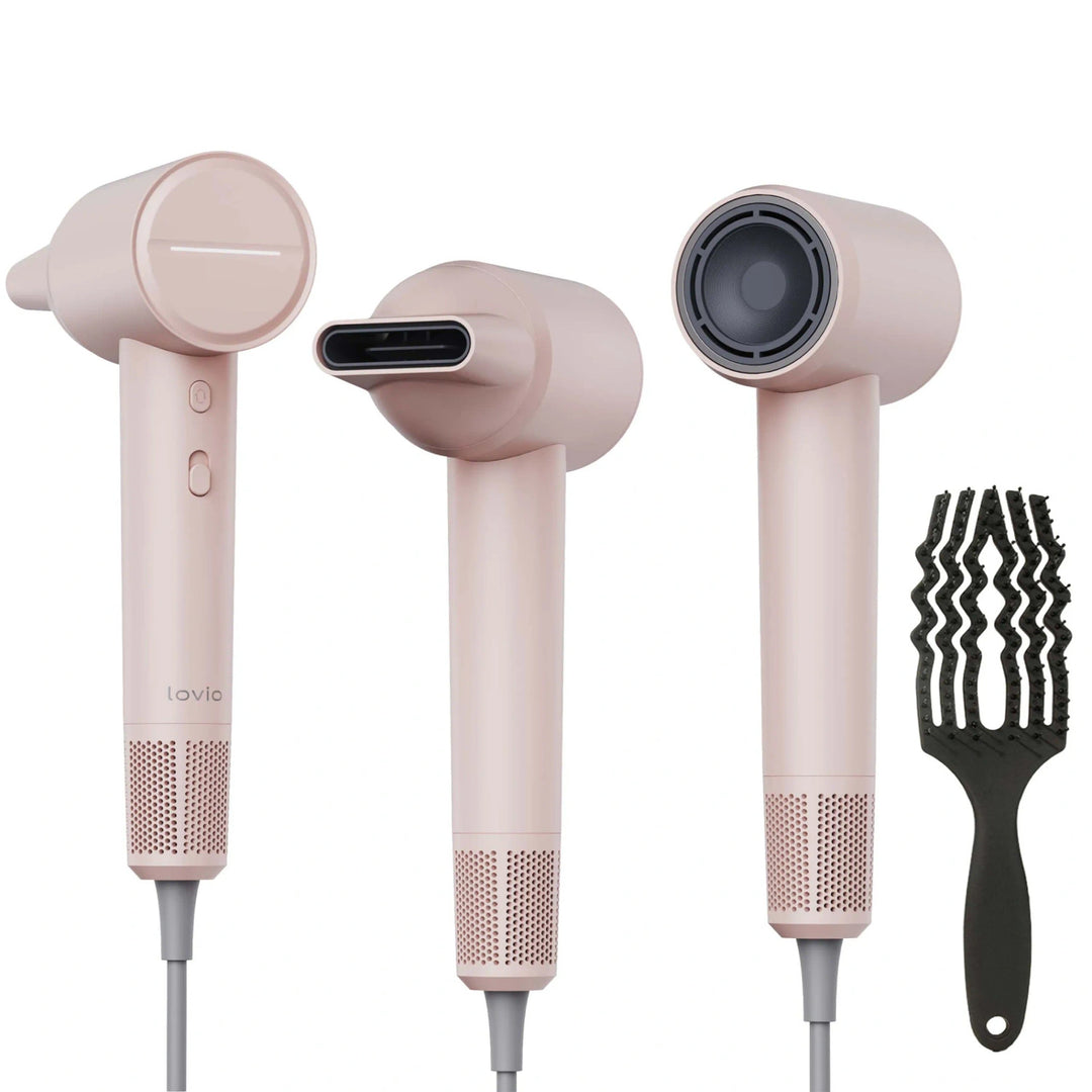 Profesionální vysoušeč vlasů Lovio Air Flow, růžový, LVHD001PK