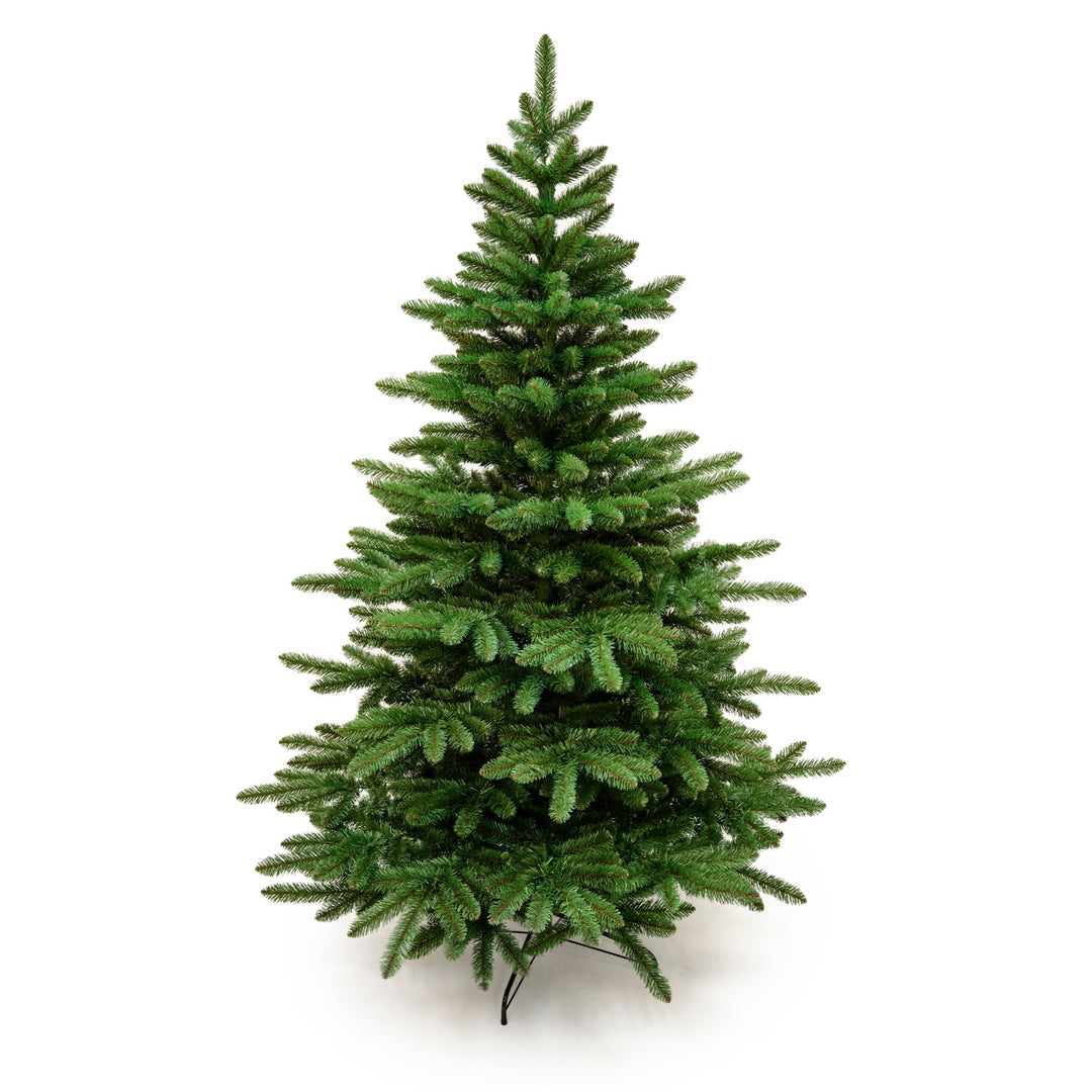 Umělý vánoční stromek, španělský jedlovec, materiál PVC, výška 250 cm, kovový stojan