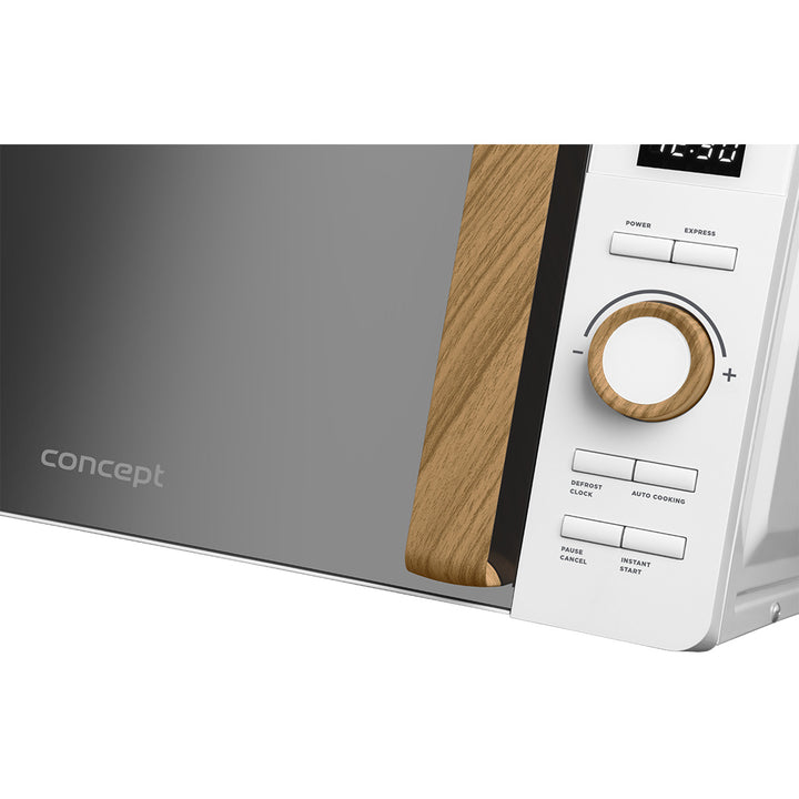 Mikrovlnná trouba Concept, 5 úrovní výkonu, funkce rozmrazování, objem 20 l, výkon 800 W, barva bílá, MT4420wh