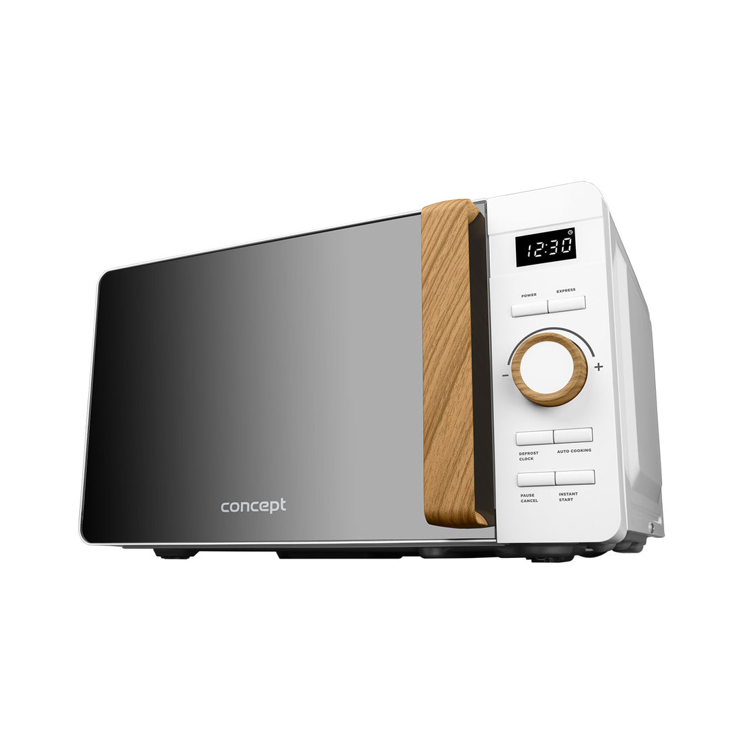 Mikrovlnná trouba Concept, 5 úrovní výkonu, funkce rozmrazování, objem 20 l, výkon 800 W, barva bílá, MT4420wh