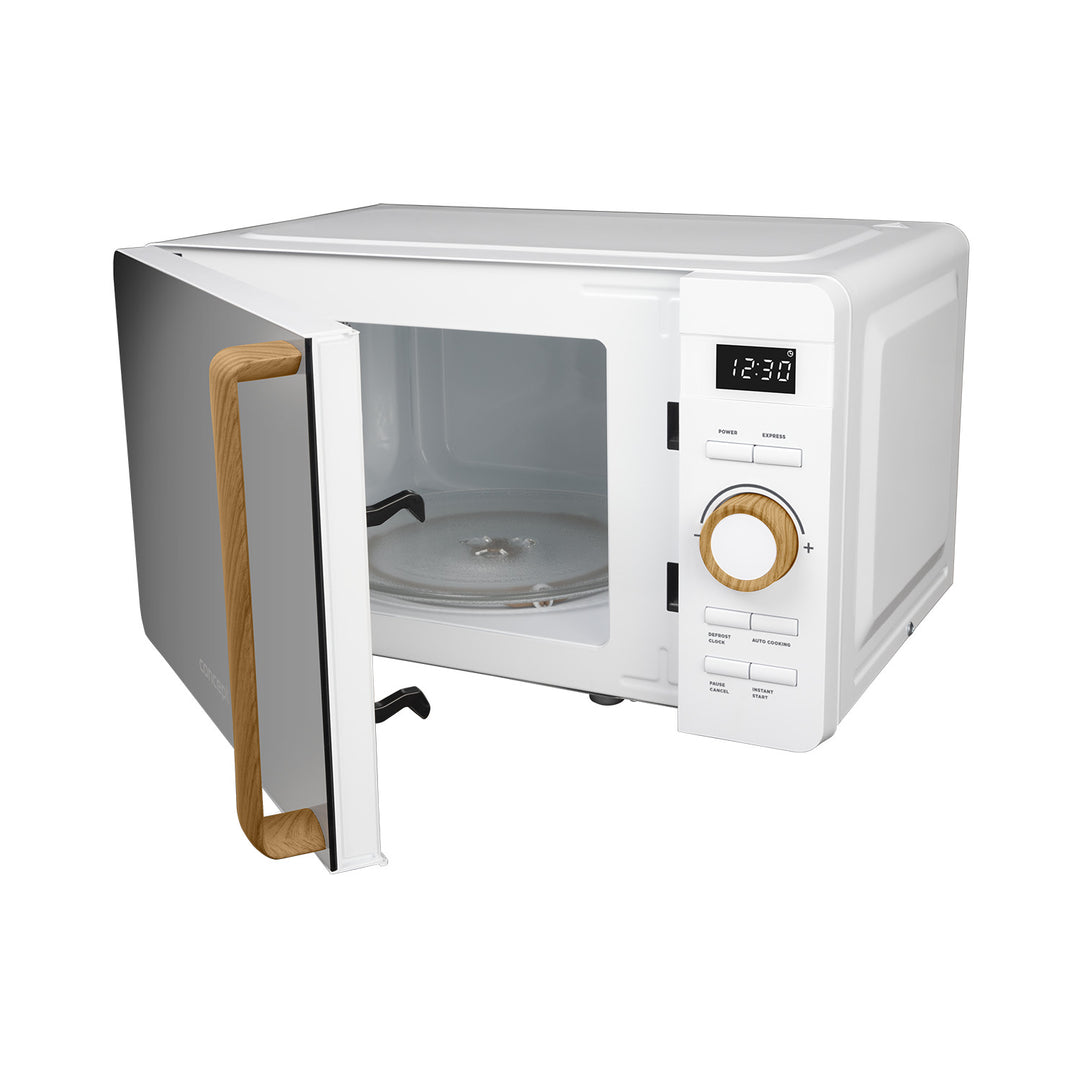 Mikrovlnná trouba Concept, 5 úrovní výkonu, funkce rozmrazování, objem 20 l, výkon 800 W, barva bílá, MT4420wh