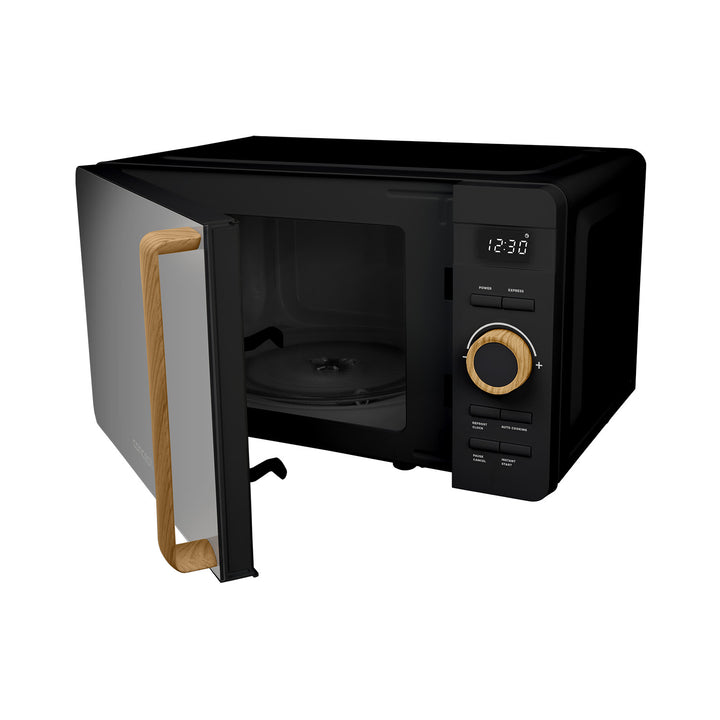 Mikrovlnná trouba Concept, 5 úrovní výkonu, funkce rozmrazování, objem 20 l, výkon 800 W, černá barva, MT3520bc