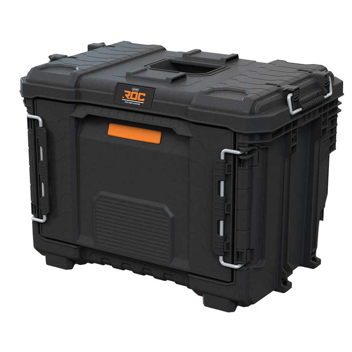 Nástrojová skříňka XL Keter ROC Pro Gear 2.0, s jednou velkou zásuvkou, zajištění pro přepravu, možnost zavěšení na zeď, modulární konstrukce, 271384
