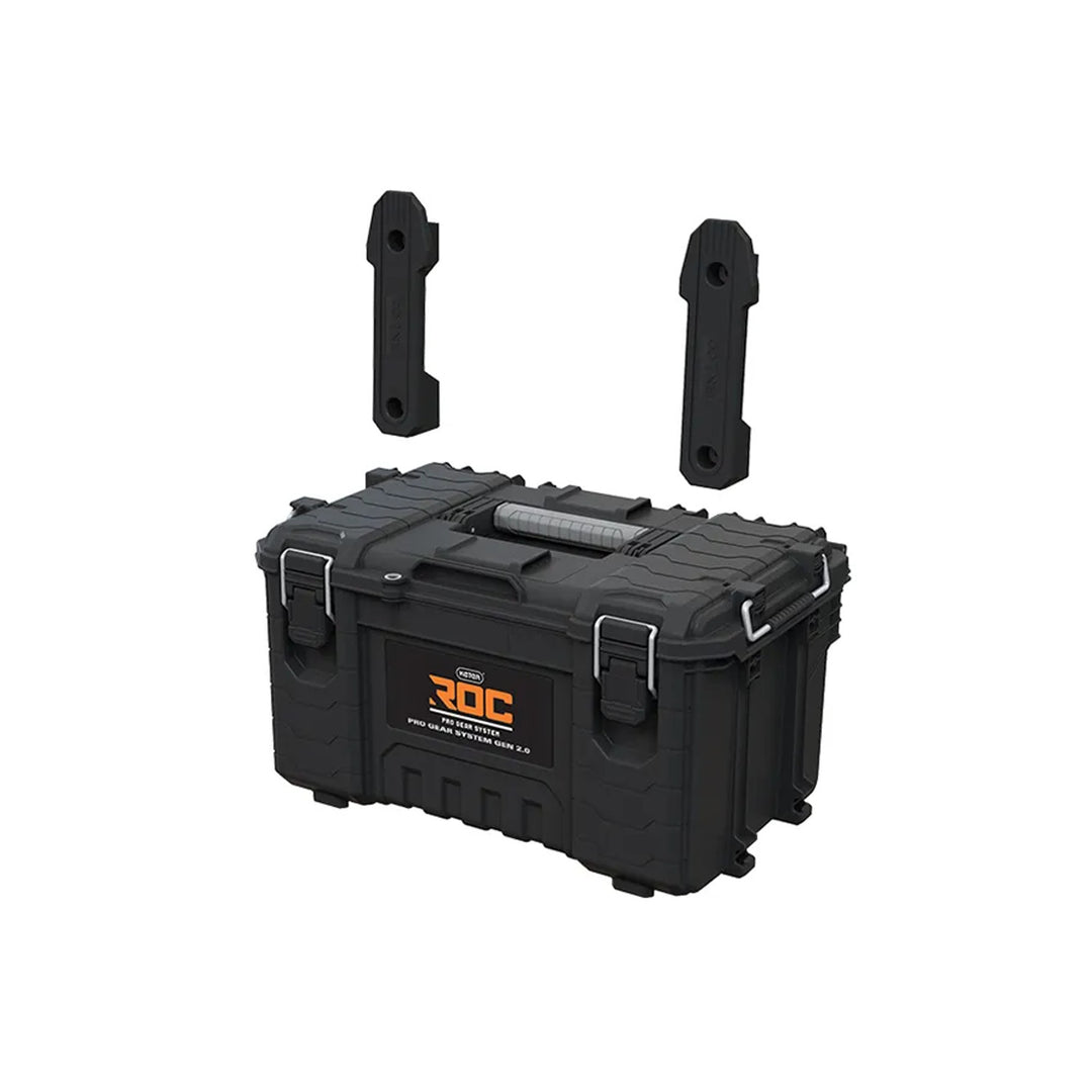 Sada 3 nářadíových beden Keter ROC Pro Gear 2.0, celkový objem 110 l, stupeň ochrany IP65, odnímatelná teleskopická rukojeť, možnost uzamčení visacím zámkem, 256982