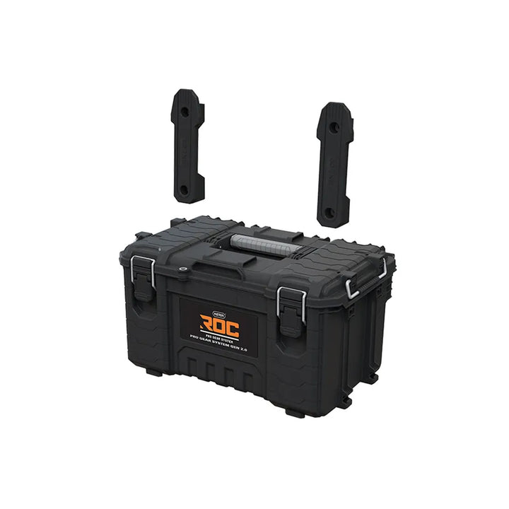 Sada 3 nářadíových beden Keter ROC Pro Gear 2.0, celkový objem 110 l, stupeň ochrany IP65, odnímatelná teleskopická rukojeť, možnost uzamčení visacím zámkem, 256982