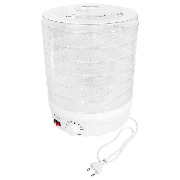 Sušička na houby, zeleninu a ovoce Blow, výkon 500 W, 6 sítí v balení, nastavení teploty 35–75 °C, 44–175
