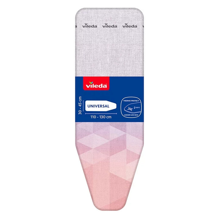 Potah na žehlicí prkno Vileda Diamond, délka 110–130 cm, odolný vůči vysokým teplotám, systém Quick Fix, 142468