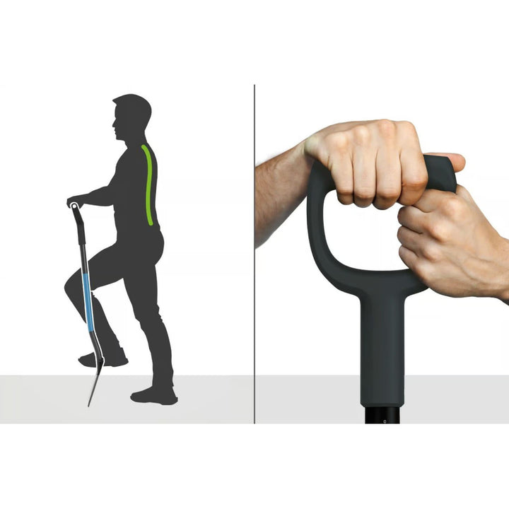 Školkařské / drenážní rýč, kalená ostřená čepel, ergonomická rukojeť, délka 129 cm, Cellfast, CELLPRO
