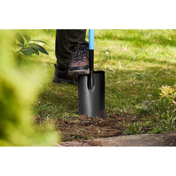 Školkařské / drenážní rýč, kalená ostřená čepel, ergonomická rukojeť, délka 129 cm, Cellfast, CELLPRO