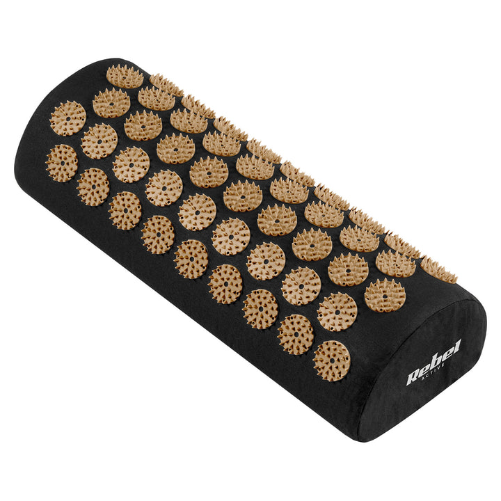Zdravotní podložka s hroty pro akupresuru s polštářkem, 110 × 42 cm, XL, zlaté hroty, Rebel Active