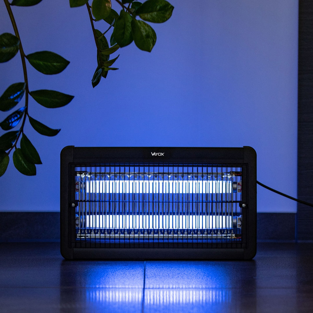 Lampa na hubení hmyzu – komáry, mouchy, můry, elektrická past, UV, 20 W, Vayox
