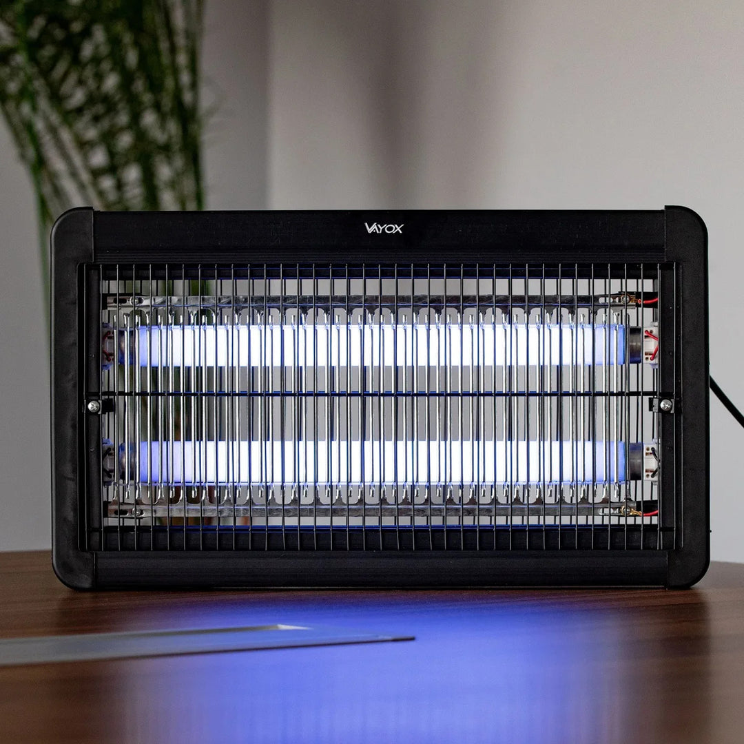 Lampa na hubení hmyzu – komáry, mouchy, můry, elektrická past, UV, 20 W, Vayox