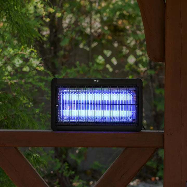 Lampa na hubení hmyzu – komáry, mouchy, můry, elektrická past, UV, 20 W, Vayox, 2 kusy