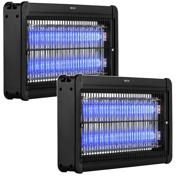 Lampa na hubení hmyzu – komáry, mouchy, můry, elektrická past, UV, 20 W, Vayox, 2 kusy