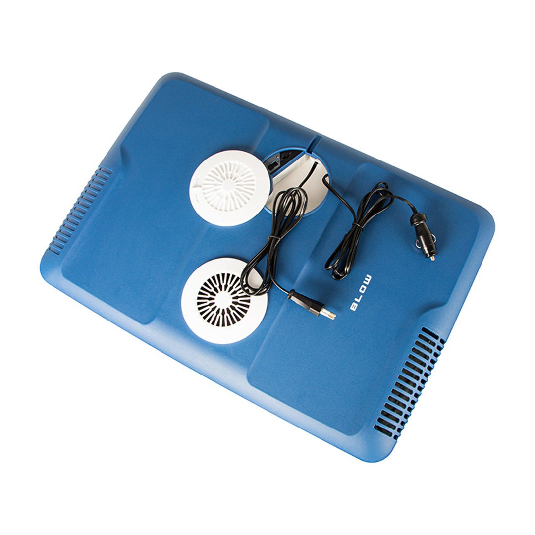 Automatická cestovní chladnička Blow, s kolečky, objem 42 l, režim ohřevu, napětí DC 12 V a AC 100–240 V, 44–210