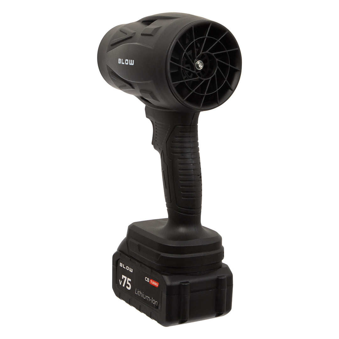 Akumulátorový foukač BLOW 21V CB TURBO, 130 000 otáček, 2,4 Ah, kufřík