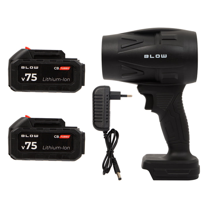 Akumulátorový foukač BLOW 21V CB TURBO, 130 000 otáček, 2,4 Ah, kufřík