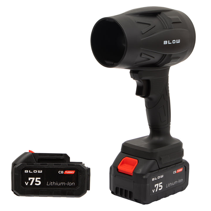 Akumulátorový foukač BLOW 21V CB TURBO, 130 000 otáček, 2,4 Ah, kufřík