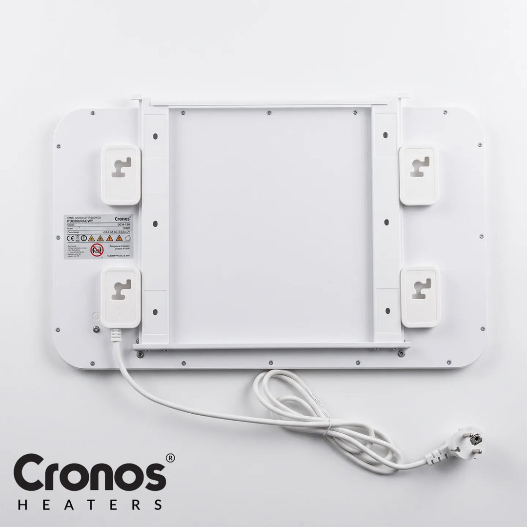 Infračervený topný panel pod stůl Cronos, výkon 120 W, časovač, 3 stupně nastavení, DCH-150
