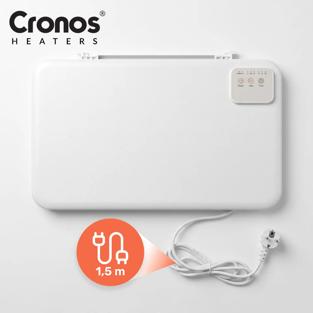 Infračervený topný panel pod stůl Cronos, výkon 120 W, časovač, 3 stupně nastavení, DCH-150