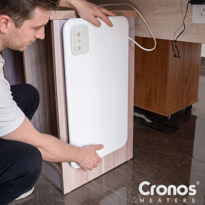 Infračervený topný panel pod stůl Cronos, výkon 120 W, časovač, 3 stupně nastavení, DCH-150