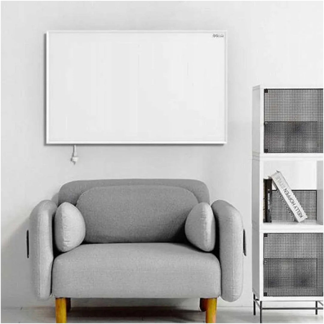 Infračervený topný panel Cronos Graphene, výkon 300 W, bílá barva, vytopí místnost o rozloze až 8 m², dálkové ovládání, PRO CGP-300TWP