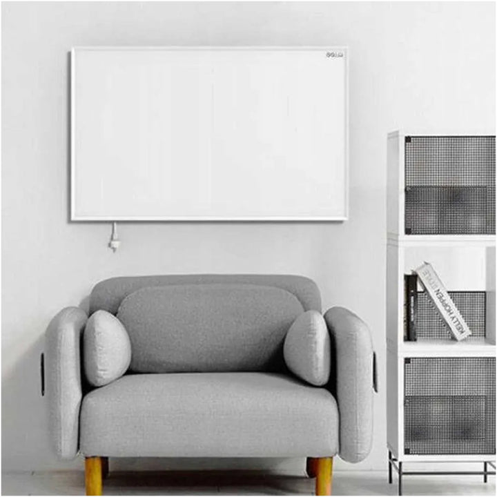 Infračervený topný panel Cronos Graphene, výkon 300 W, bílá barva, vytopí místnost o rozloze až 8 m², dálkové ovládání, PRO CGP-300TWP