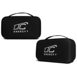 Startovací zdroj LTC, 12 000 mAh, s kompresorem, svítilnou a powerbankou, LCD displej, výkon 65 W, kabely a pouzdro v balení, LXJS120