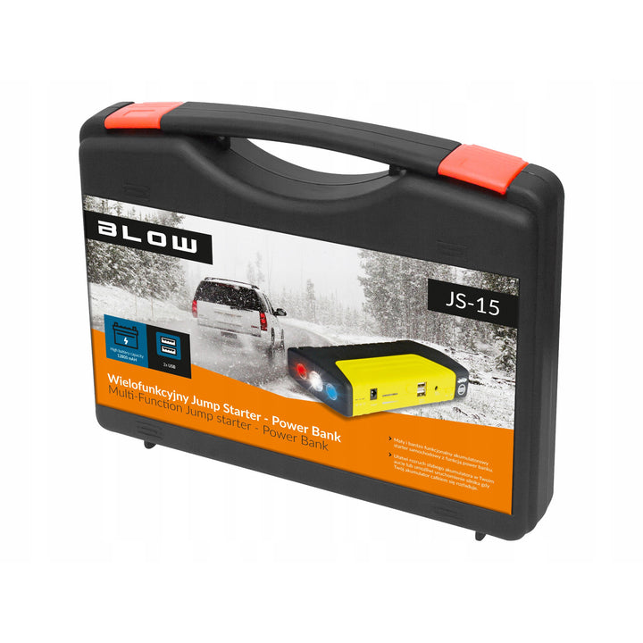 Jump Starter Blow, funkce powerbanky, proud – startovací 200 A, špičkový 400 A, kapacita 12 800 mAh, 81-201#