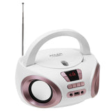 Rádio Boombox CD-MP3, USB, FM rádio, AUX, výstup pro sluchátka, Adler, AD 1181