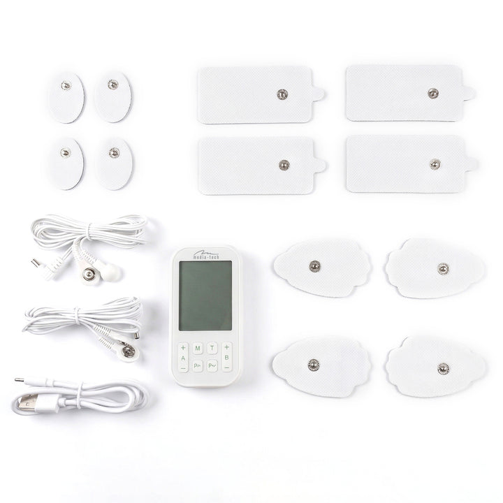 Masážní přístroj a elektrostimulátor svalů, TENS/EMS, stimulace 3 v 1, Mediatech, MT6543