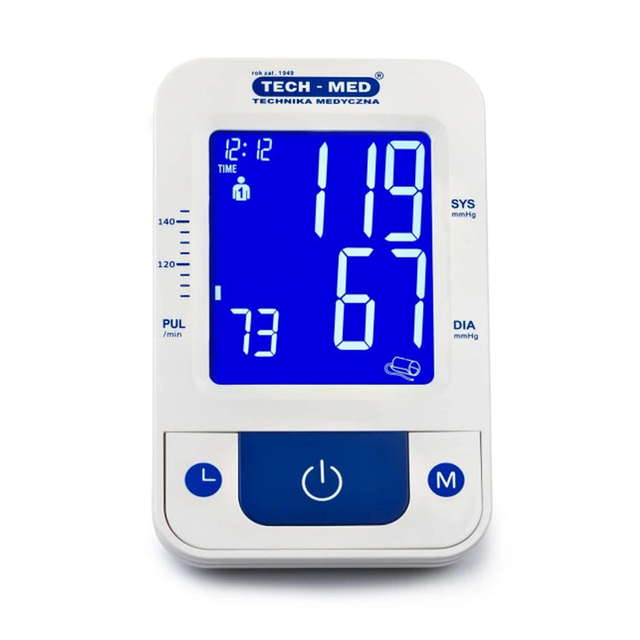 Elektronický tlakoměr, hlasová funkce, manžeta 22–42 cm, indikátor IHB, TMA-CONTROL3, Techmed