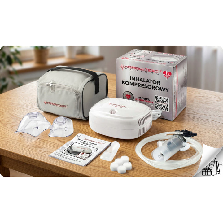 Kompresní inhalátor, 2 masky, KT-NEB FAMILY, Techmed
