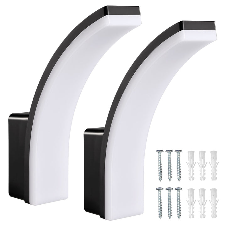 LED svítidlo Maclean, černá barva, 20 W, IP65, 2750 lm, neutrální bílá barva (4000 K) MCE511 B, 2 ks