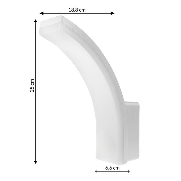 LED svítidlo Maclean, bílá barva, 20 W, IP65, 2750 lm, neutrální bílá barva (4000 K) MCE511 W, 2 ks